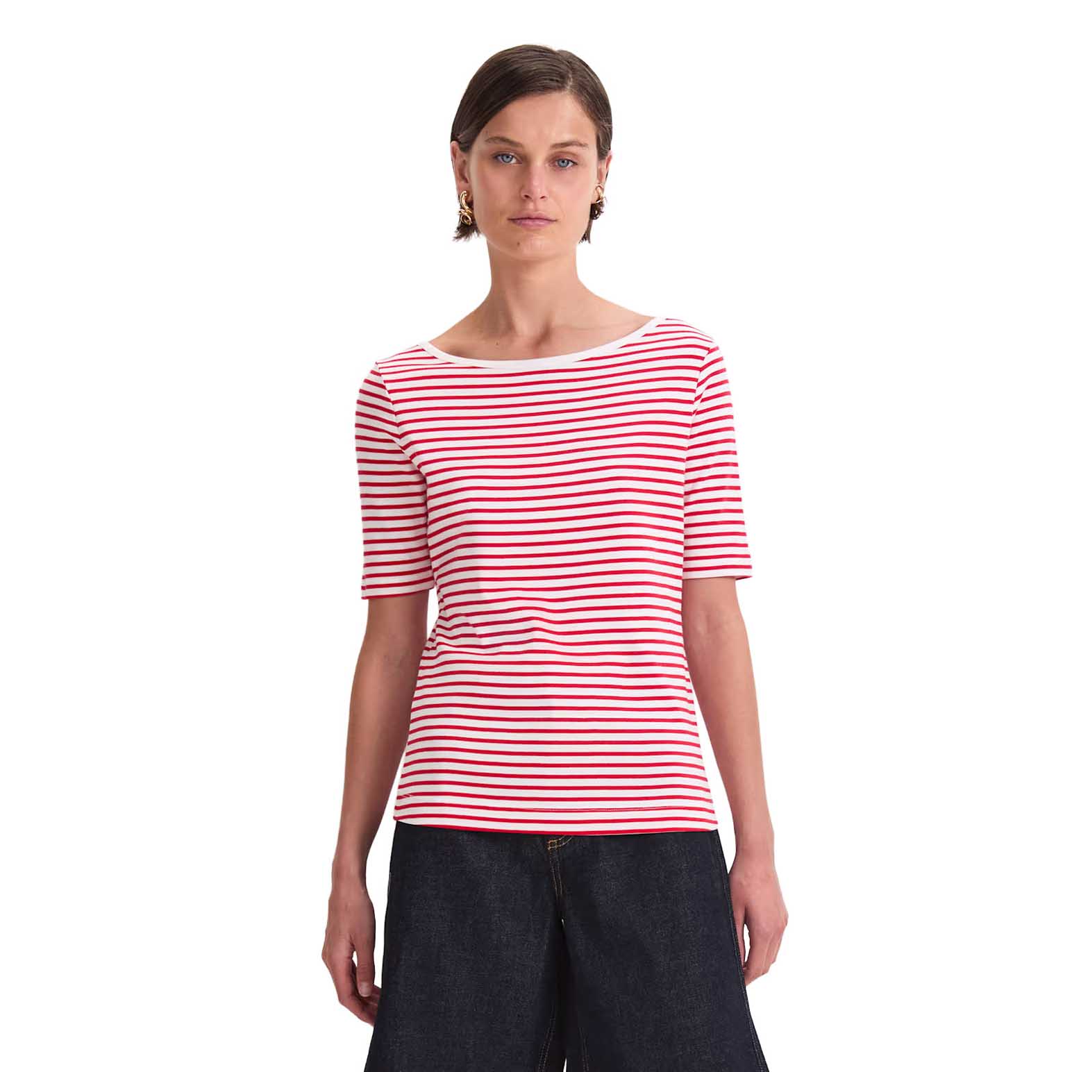 Sportscraft Heidi Boat Neck Half Slv Tee